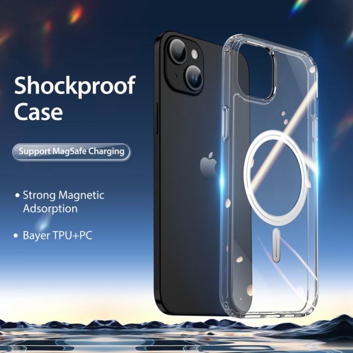 Bild 4, DUX DUCIS iPhone 15 Plus Skal MagSafe Clin Series Transparent