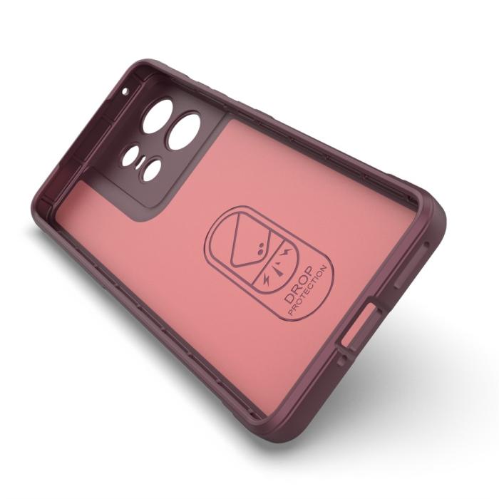 Bild 2, Motrola Edge 50 Pro 5G Skal Magic Shield Vinröd