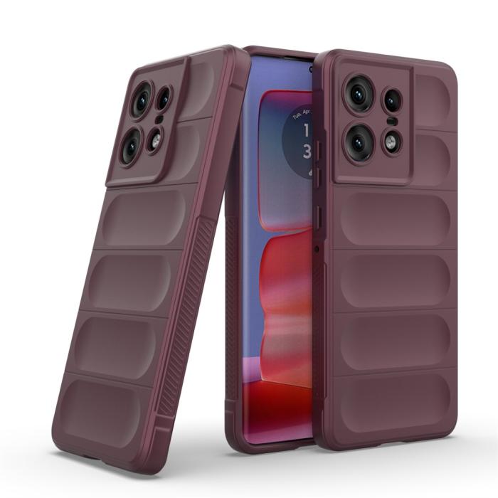 Bild 4, Motrola Edge 50 Pro 5G Skal Magic Shield Vinröd