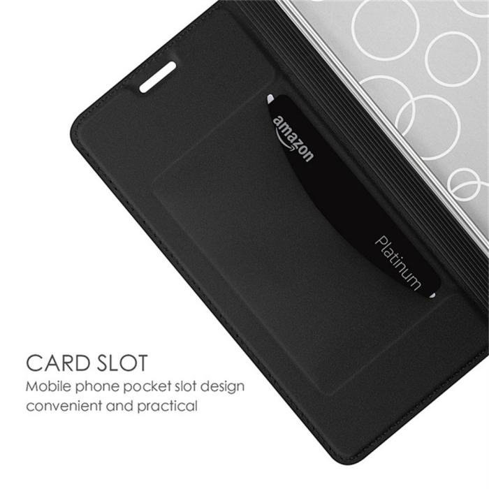 Bild 4, Motorola Edge 70 Fodral Flip Läder Svart