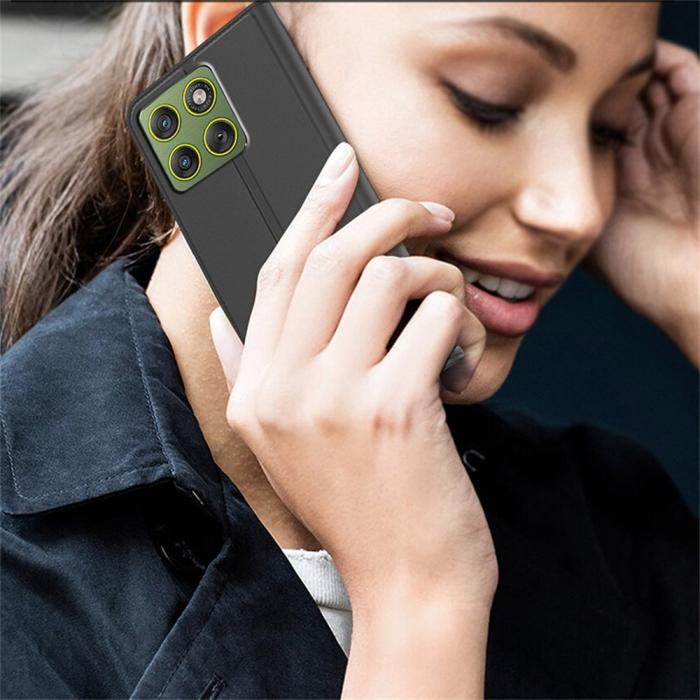 Bild 6, Motorola Edge 70 Fodral Flip Läder Svart