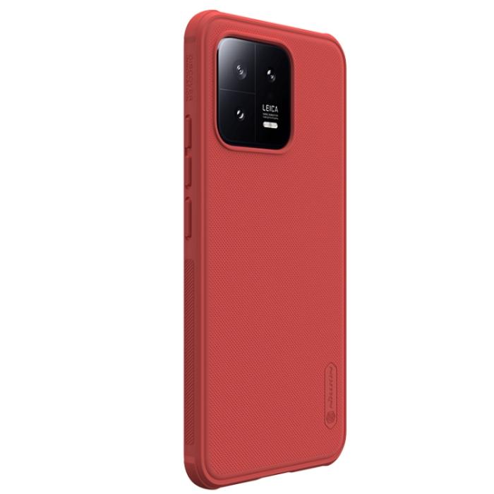 Bild 2, NILLKIN Xiaomi 13 5G Skal Frosted Shield Pro Röd