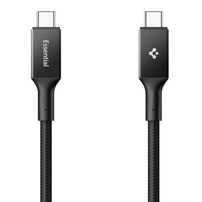 Bild 2, Spigen 1.5m 240W USB-C - USB-C Kabel Svart