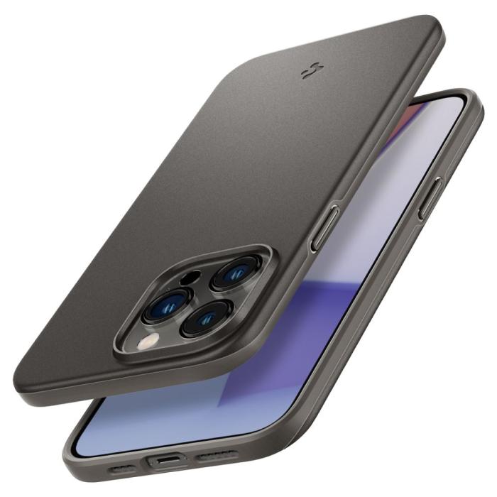 Bild 6, Spigen iPhone 14 Pro Max Skal Thin Fit Gunmetal