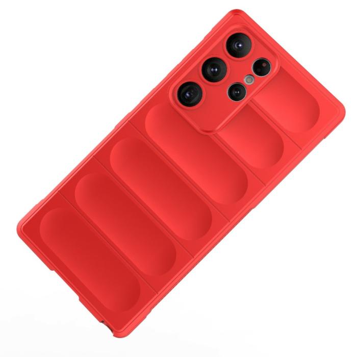 Bild 3, Samsung Galaxy S23 Ultra Skal Magic Shield Röd