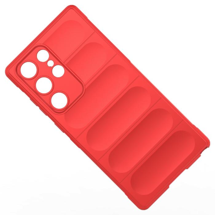 Bild 6, Samsung Galaxy S23 Ultra Skal Magic Shield Röd