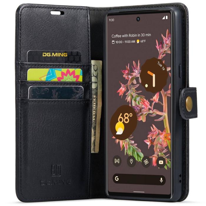 Bild 2, DG.MING Google Pixel 7 2in1 Magnet Fodral / Skal Svart