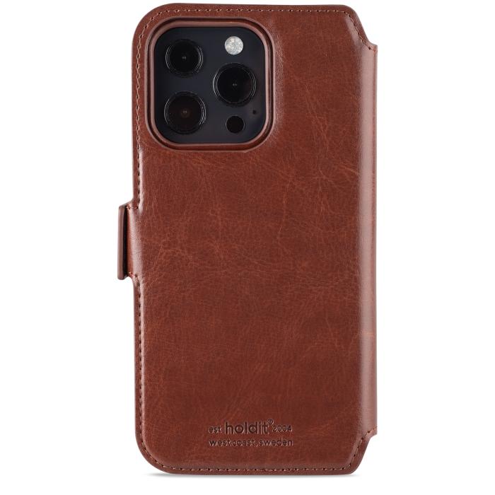 Bild 3, holdit iPhone 13 Pro - Berlin 2in1 Magnet Fodral / Skal - Brun