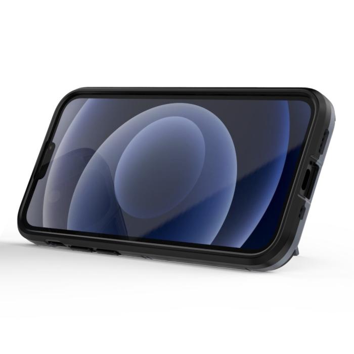 Bild 3, iPhone 13 Mini - Hybrid Armor Skal Med Kickstand - Navy Blue