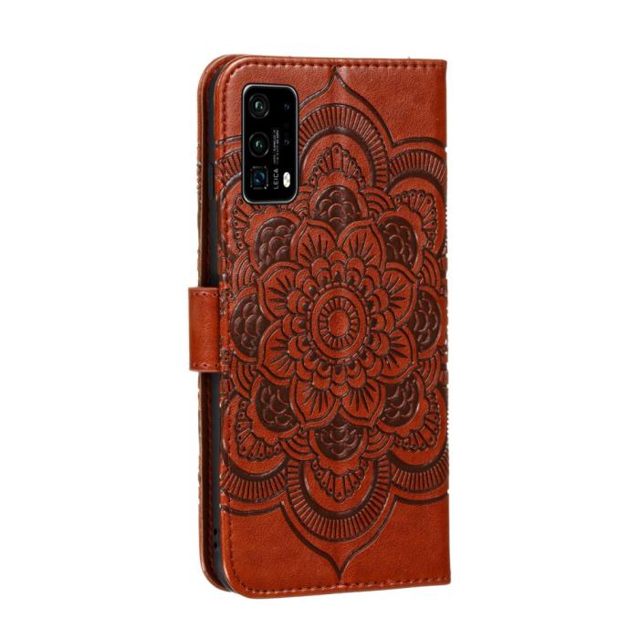 Bild 4, Huawei P40 - Mandala Plånboksfodral - Brun
