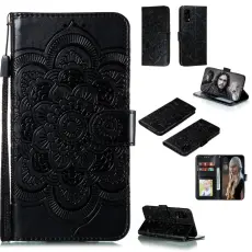 Huawei P40 - Mandala Pl&aring;nboksfodral - Svart