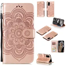 Huawei P40 - Mandala Pl&aring;nboksfodral - Ros&eacute;guld