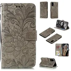 Huawei P40 Pro - Blommigt Mönster - Grå