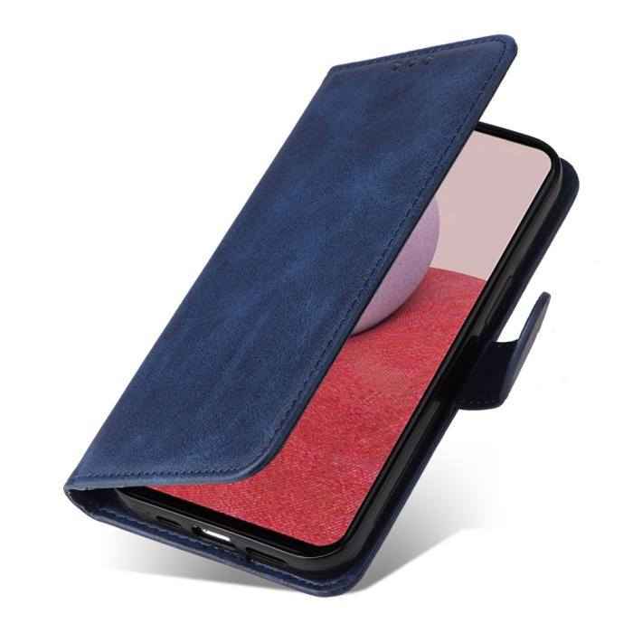 Bild 5, Samsung Galaxy A14 4G/5G Fodral Läder Blå