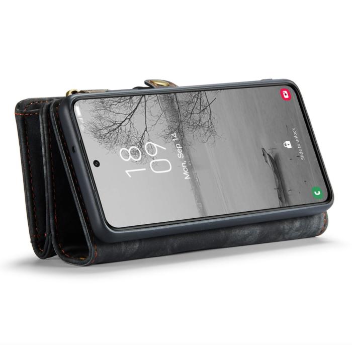 Bild 3, CASEME Galaxy S23 Fodral/Skal Magnet 2in1 Multifunktionell Svart