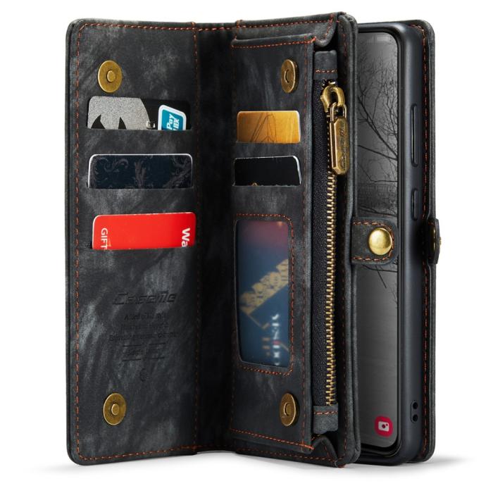 Bild 5, CASEME Galaxy S23 Fodral/Skal Magnet 2in1 Multifunktionell Svart