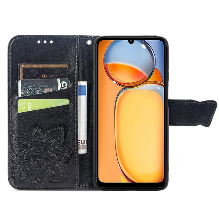 Bild 2, Xiaomi Redmi 13C 4G Fodral Big Butterfly Svart