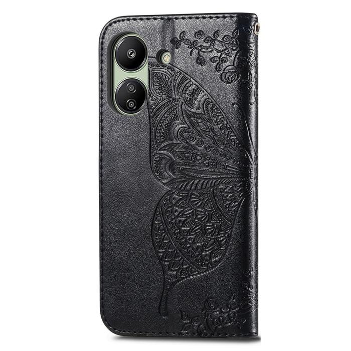 Bild 4, Xiaomi Redmi 13C 4G Fodral Big Butterfly Svart