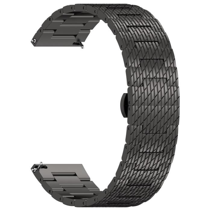 Bild 3, Klockarmband 22 mm Rostfritt Stål Svart