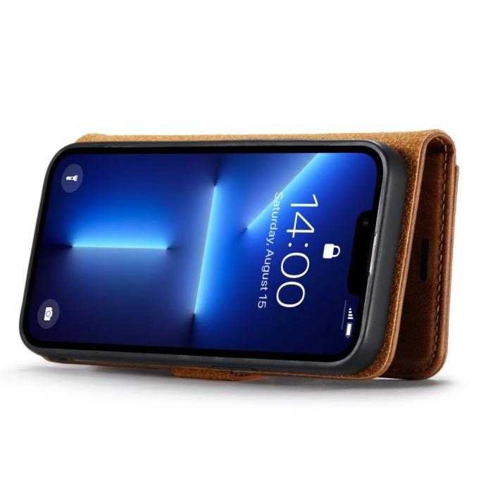 Bild 3, DG.MING iPhone 14 Pro Max 2in1 Magnet Fodral / Skal Brun