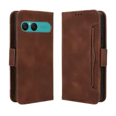 Sony Xperia 10 VII Fodral Med Avtagbart Kortfodral Brun