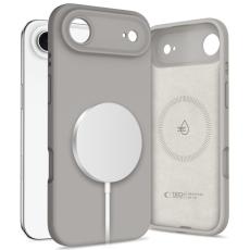 Tech-Protect iPhone Air Skal MagSafe Silicone Stone Grey