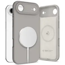 Tech-Protect iPhone Air Skal MagSafe Silicone Stone Grey