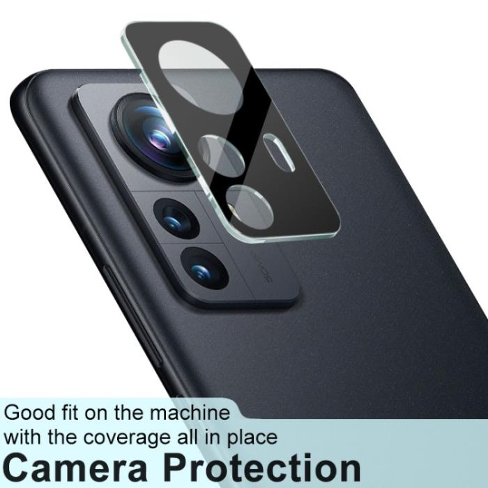 Bild 4, IMAK Xiaomi 12 Pro Linsskydd Härdat Glas Svart