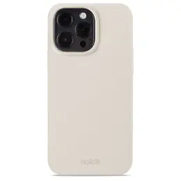 holdit iPhone 14 Pro Max Skal Silikon Ljus Beige