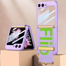 GKK Galaxy Z Flip 6 / 7 FE Skal Bälte Hybrid Lila/Grön