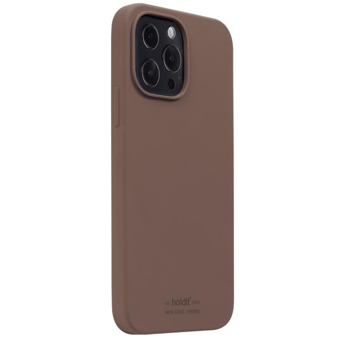 Bild 2, holdit iPhone 13 Pro Max Skal Silikon Dark Brown