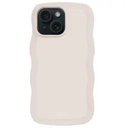 holdit iPhone 15 Plus / 14 Plus Skal Wavy Light Beige