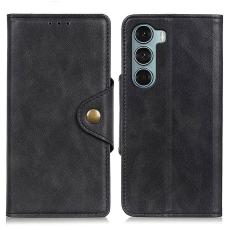 Motorola Moto G200 Fodral Mässing Magnet Svart