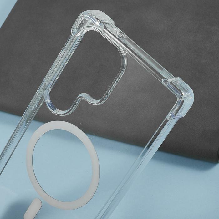 Bild 5, Galaxy S26 Ultra Skal MagSafe Shockproof Hybrid Transparent