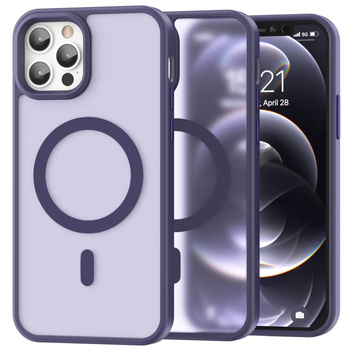 Bild 1, ColorPop iPhone 12 Pro Max Skal CH MagSafe Matt Lila