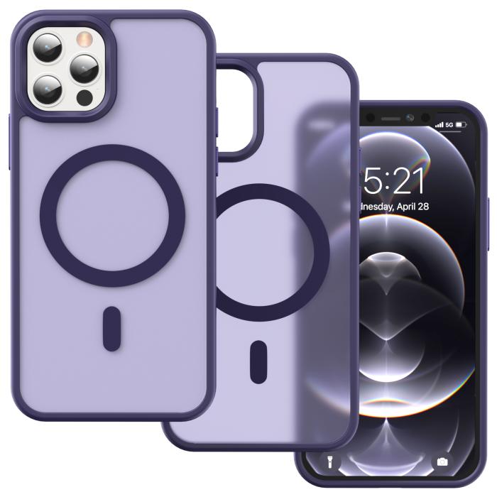 Bild 2, ColorPop iPhone 12 Pro Max Skal CH MagSafe Matt Lila