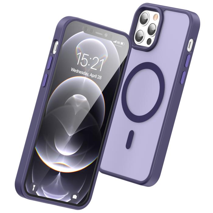 Bild 3, ColorPop iPhone 12 Pro Max Skal CH MagSafe Matt Lila