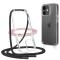 Tech-Protect iPhone 11 Skal FlexAir Snodd Svart / Rosa