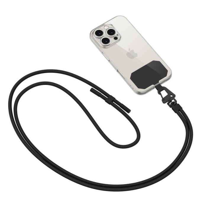 Bild 2, Tech-Protect Mobilsnöre CrossBody Strap Black
