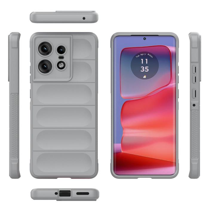 Bild 2, Motrola Edge 50 Pro 5G Skal Magic Shield Grå