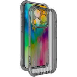 IMAK iPhone 16 Pro Max Skal Shockproof TPU Tonad Svart