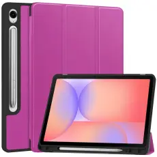 Samsung Galaxy Tab S10 Lite Fodral Tri-Fold Pennh&aring;llare Lila