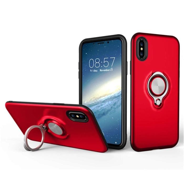 Bild 2, iPhone X/Xs Ringskal Röd
