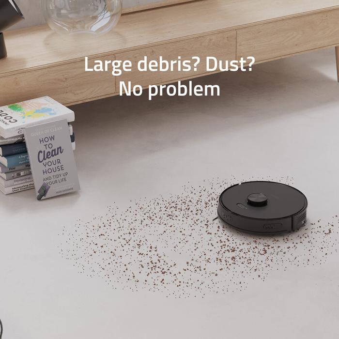 Bild 10, Hombli Smart Robotdammsugare Svart