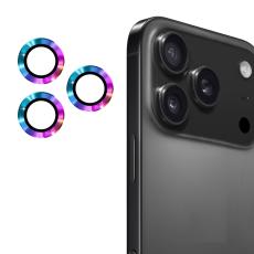 ENKAY Phone 17 Pro Max / 17 Pro Linsskydd H&auml;rdat Glas Colorful