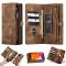 iPhone 12 Mini - CASEME 2-i-1 Magnet Skal/Fodral - Brun
