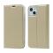 iPhone 13 Mini - Skin Touch Flip Fodral - Guld