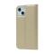 iPhone 13 Mini - Skin Touch Flip Fodral - Guld