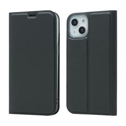 iPhone 13 Mini - Skin Touch Flip Fodral - Svart