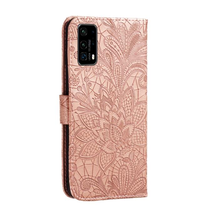 Bild 4, Huawei P40 - Blommigt Mönster - Roséguld